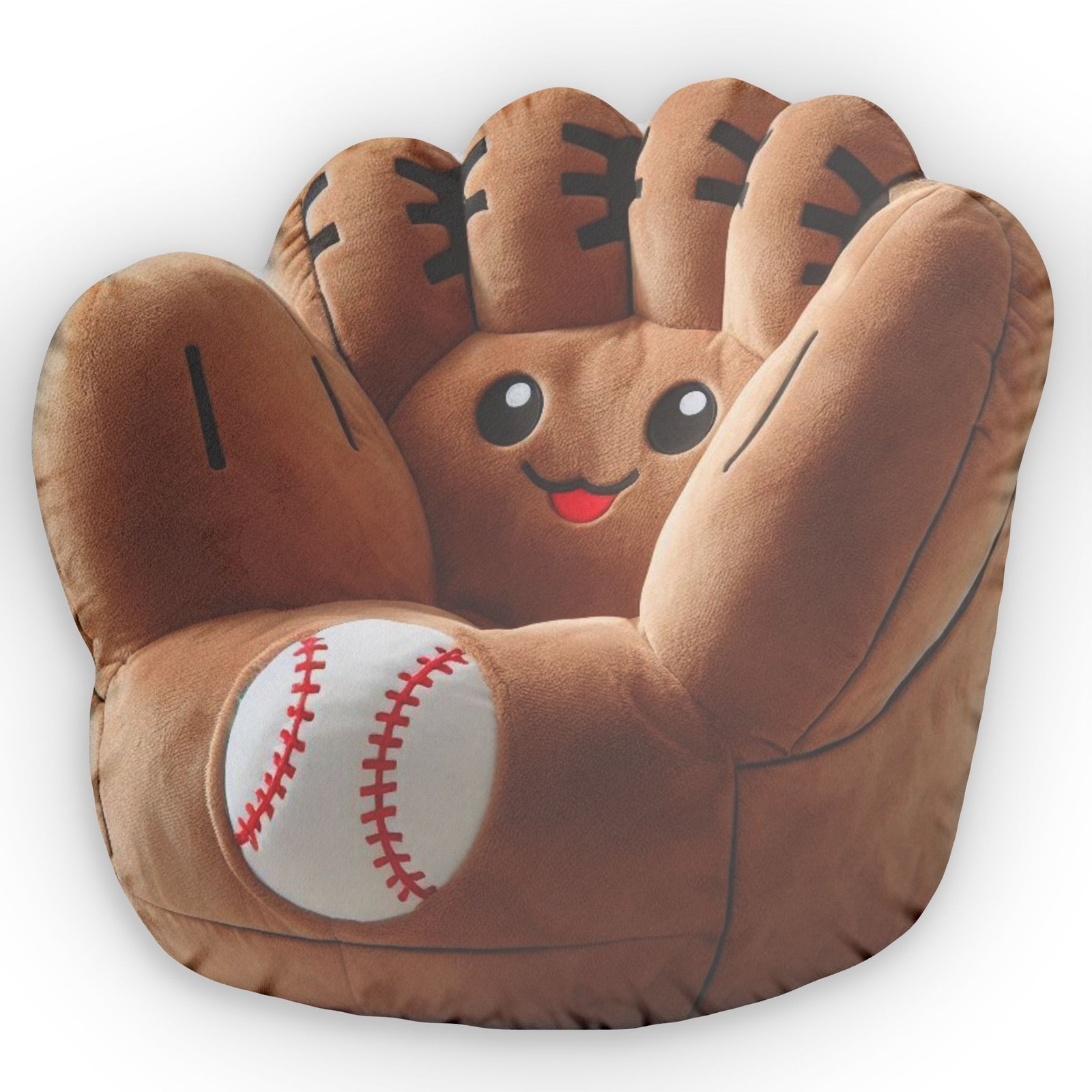 Plush Beanbag Chair Shaped Pillow, Sports Decor