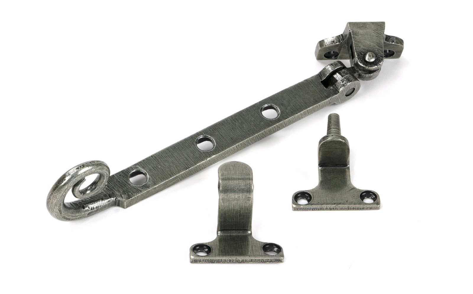 From The Anvil 52033 Pewter 8"" Monkeytail Stay (Steel Window)
