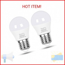 Vgogfly LED Refrigerator Light Bulb 40W Equivalent 120V A15 Fridge Waterproof Bu