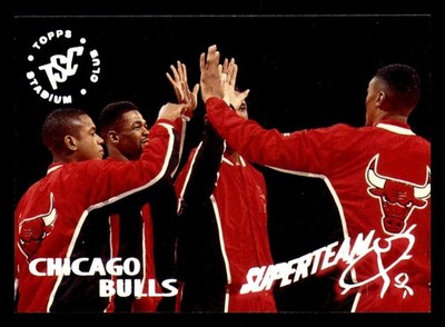 1994-95 Topps Stadium Club Super Team card #4 Chicago Bulls Unredeemed