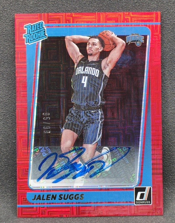 Jalen Suggs 2021-22 Panini Donruss Red Choice Autographs /99 #229