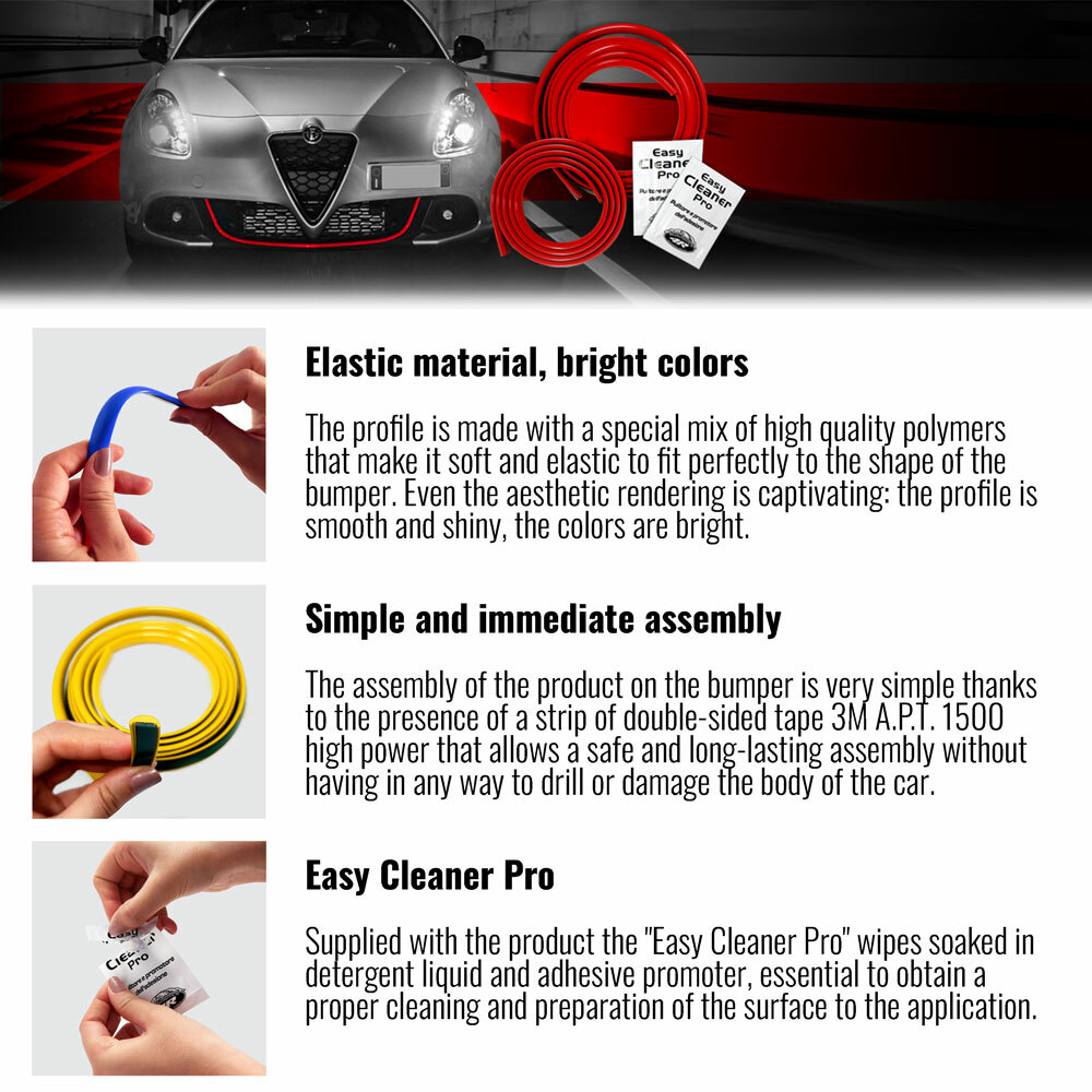 Profilo Cromato Adesivo Full Quadrifoglio Verde Per Alfa Romeo Giulietta 629dfbad57c621ecae9e8d5c - Foto 5