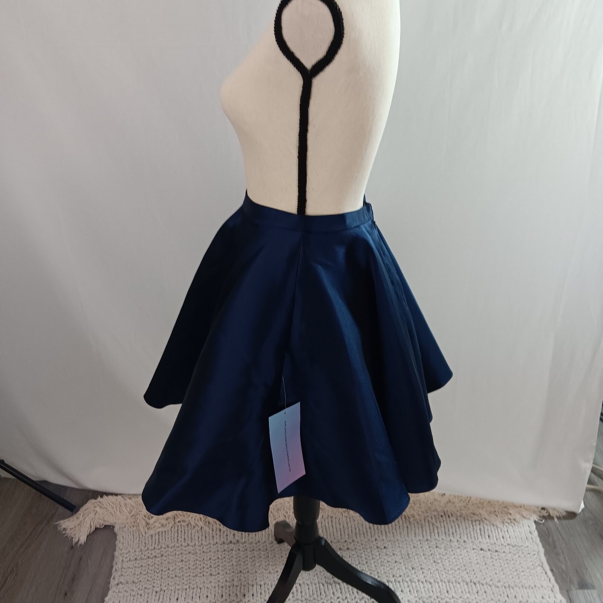 NWT Navy Full Circle Skirt Size 6 | eBay