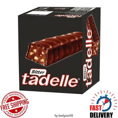 TADELLE Hazelnut Bar Covered with Dark Chocolate FRESH PRODUCT 20 X 30Gr
