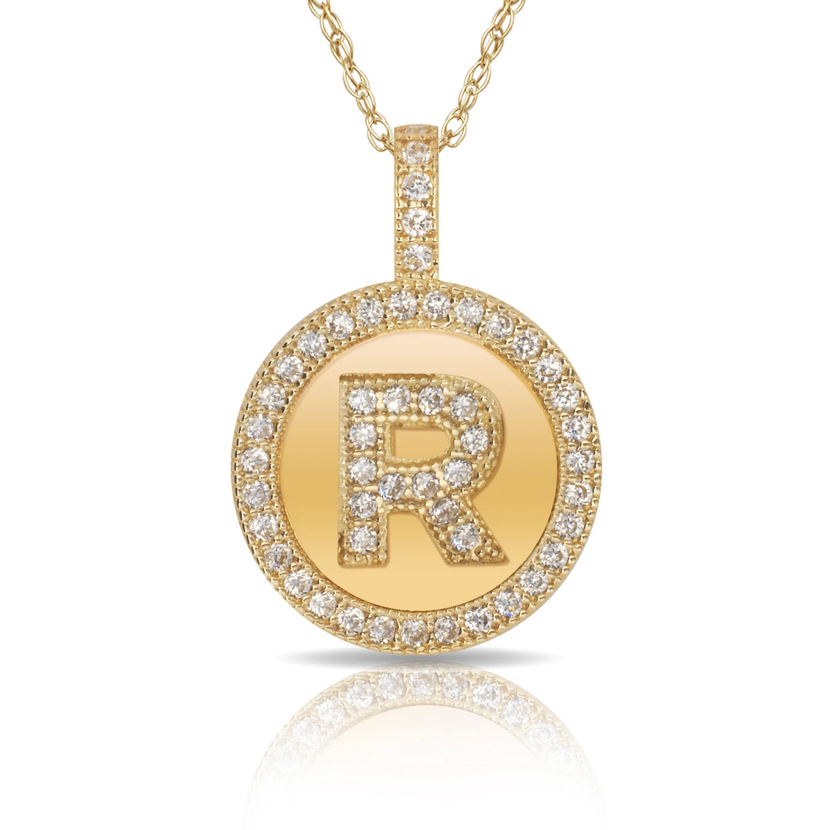 R sales charm necklace