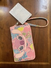 BRAND NEW DISNEY STORE STITCH ANGEL ZIPPER WALLET/WRISLET 