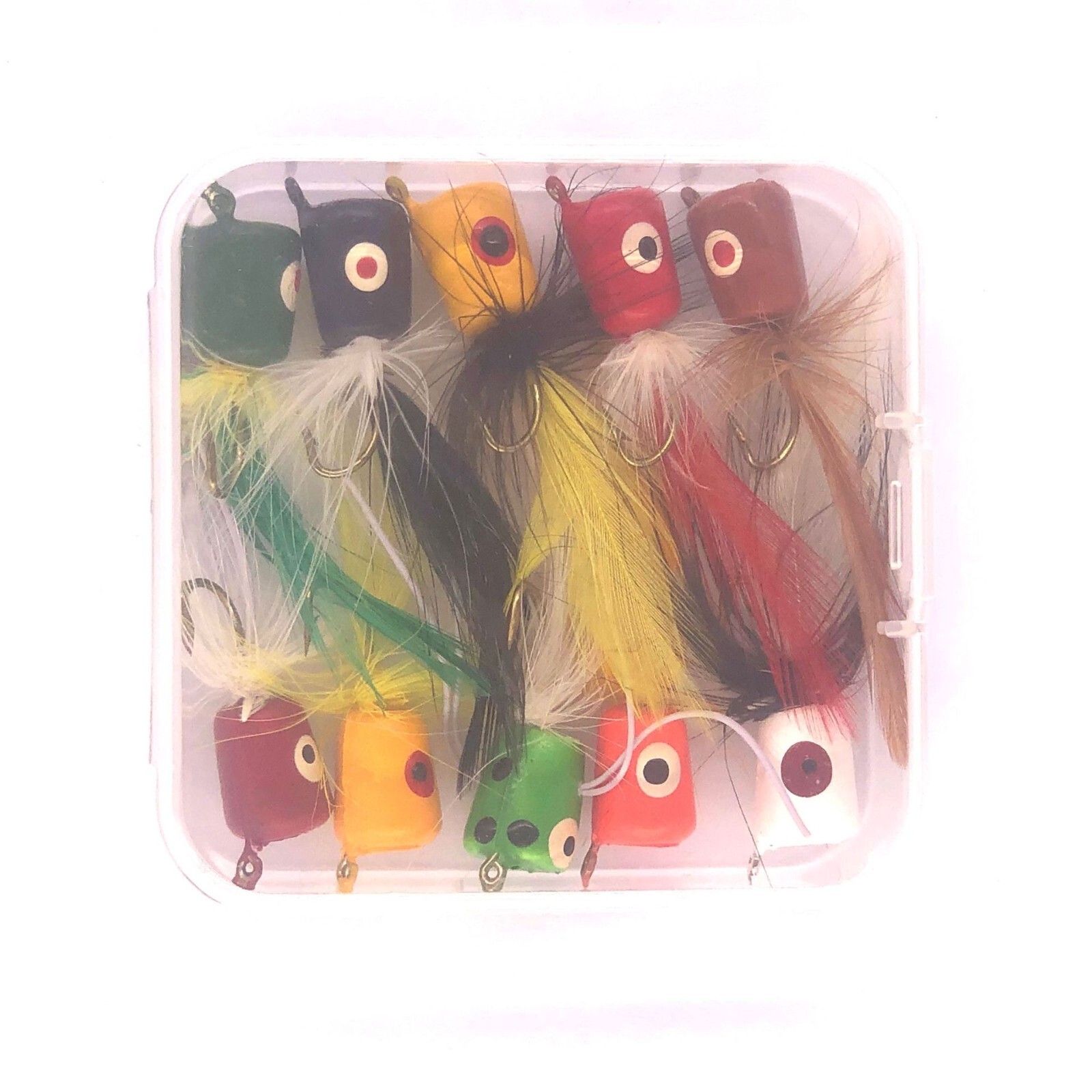 30pcs Dry Fly Files Fishing Lures Poppers Kit Bluegill Bass Panfish Trout Salmon - Image 3