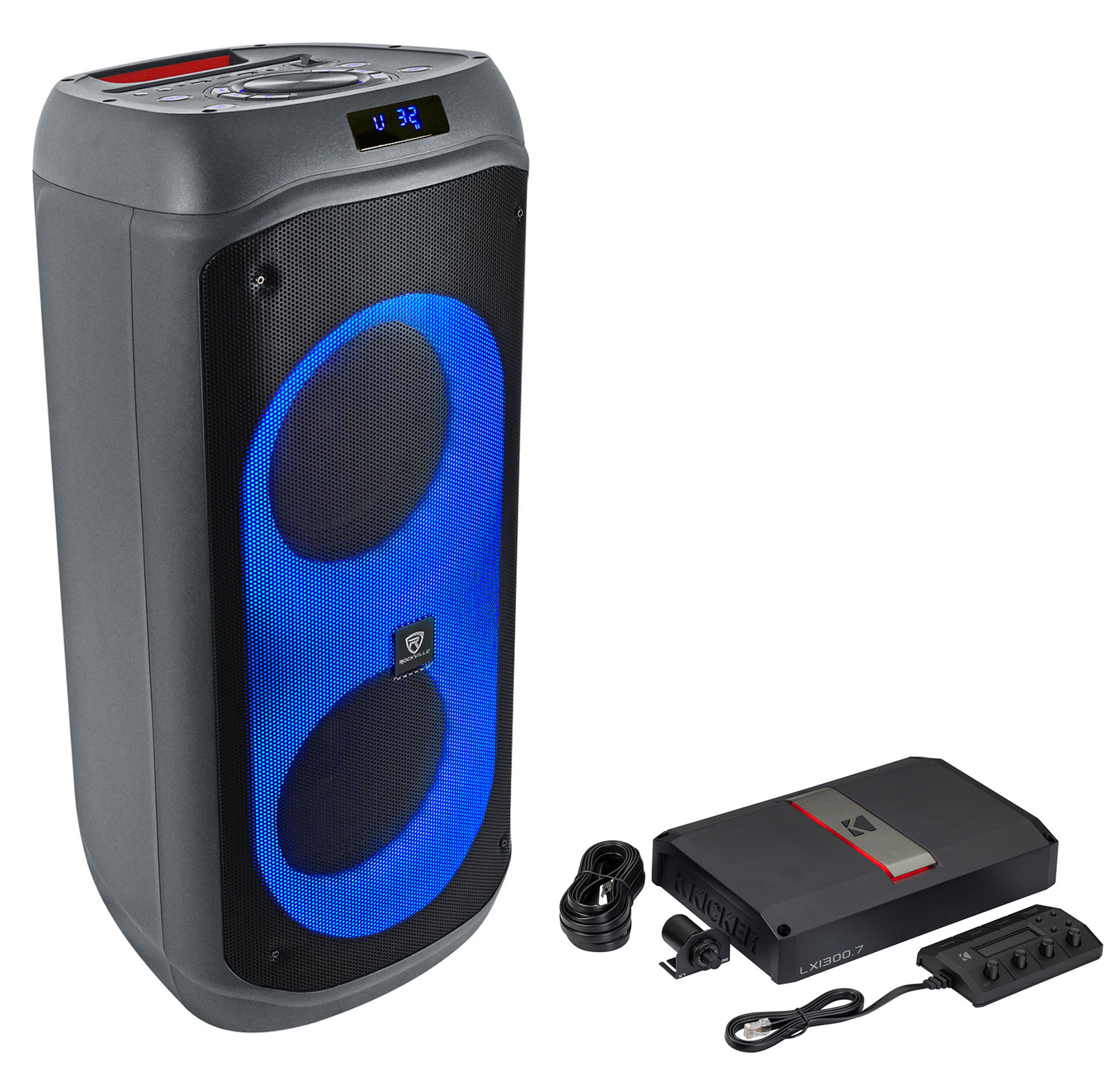 7-канальный автомобильный усилитель звука Kicker 51LX13007 Динамик для домашней вечеринки LX13007