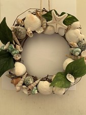 Seashells Wreath Handmade Craft All Year Round Design Shells Fr Hawaii/Phils