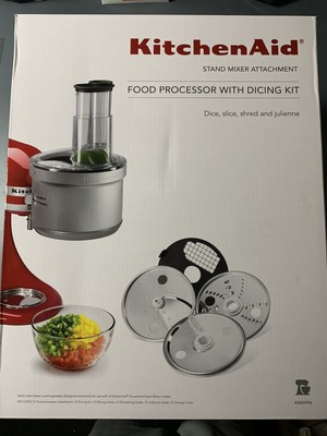 kitchenaid food processor with dicing attachment