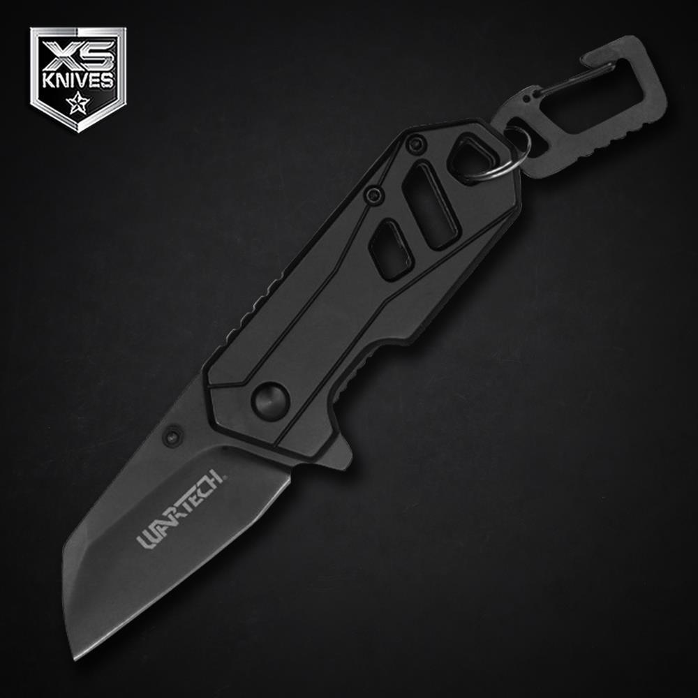 5" Tactical Black SHEEPSFOOT Blade Spring Assisted Open Folding POCKET Knife EDC