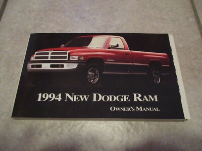 1994 Dodge Ram Owners Manual - NOS - | eBay