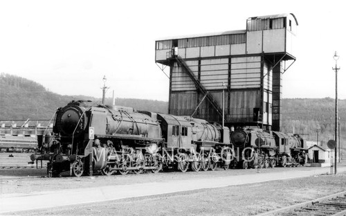 R-SNCB Belgium Railway 29078-29247-29062-29266 @ Namur 10-4-1966 Digital Image