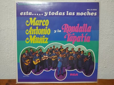 MARCO ANTONIO MUñIZ Y LA RONDALLA TAPATIA ESTA Y TODAS LAS NOCHE LP VINYL RECORD