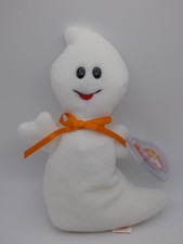 Ty Beanie Babies - Spooky the Ghost - (1995, Retired)