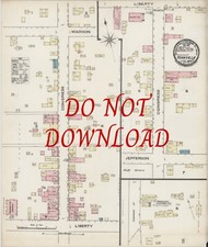 Mapa histórico copia 1884 Yorkville Carolina del Sur 17" X 20" MUY DETALLADO