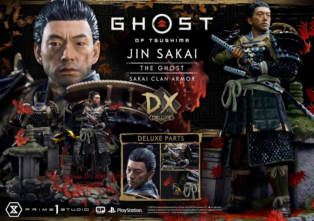 Prime 1 Studio UPMGHOT-02 Ghost of Tsushima Jin Sakai DX Ver