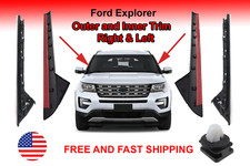 2012 Ford Explorer Windshield Outer Inner Trim Pillar Molding Right Left