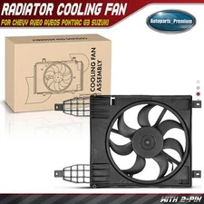 Radiator Cooling Fan w/ Shroud Assembly for Chevrolet Aveo Aveo5 09-11 Pontiac