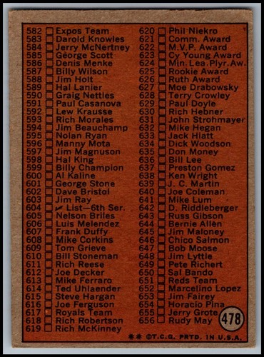 1972 Topps Baseball Cards - You Pick - aaalvins - Picture 131 of 133