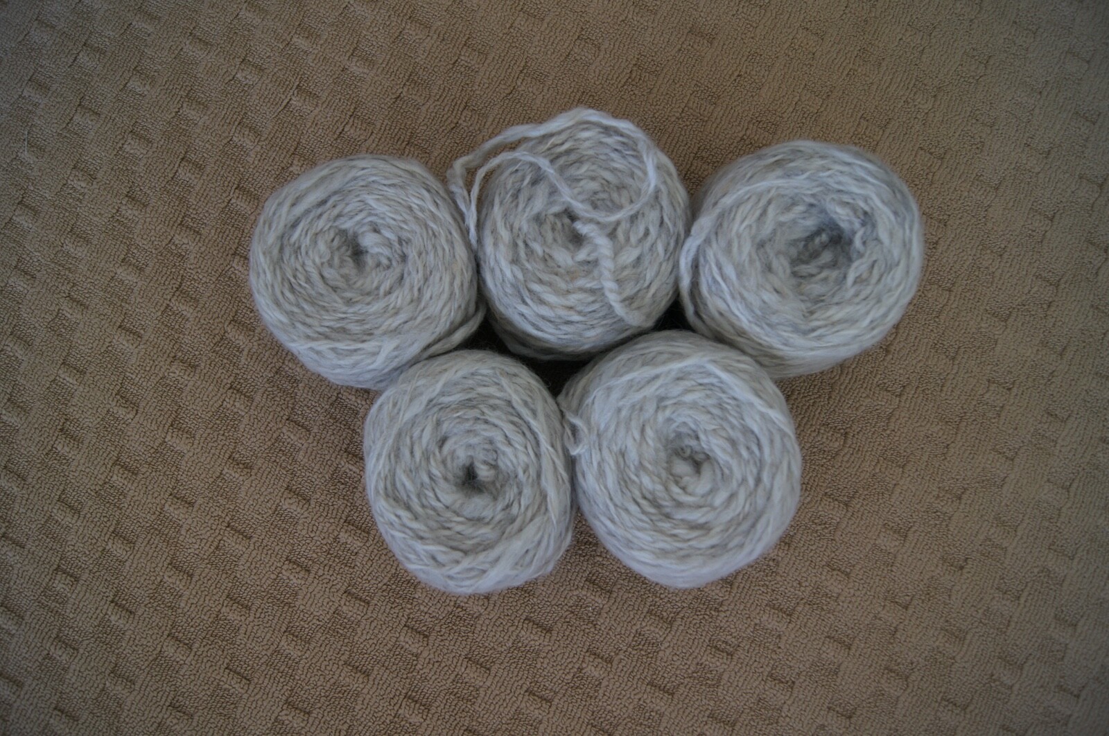 Thick pure wool for hand knitting natural colour eBay