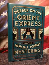 NEW SEALED Murder on the Orient Express Agatha Christie Hercule Poirot Leather