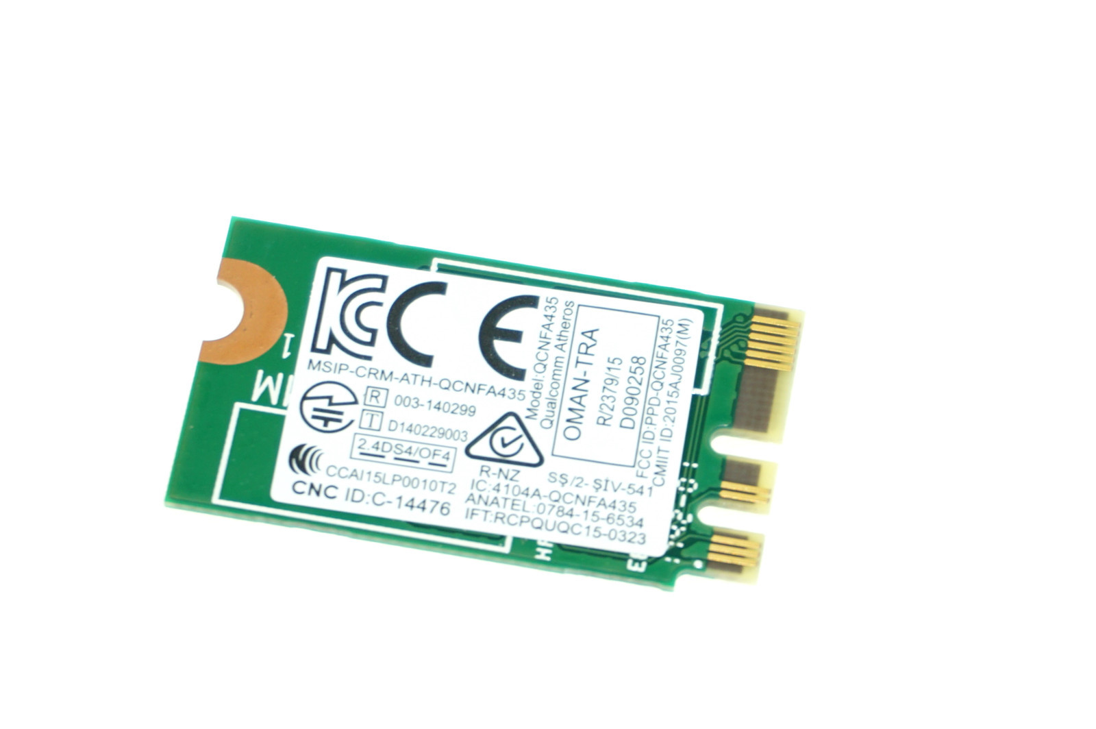 V91GK QCNFA435 GENUINE DELL WIRELESS BLUETOOTH CARD INSPIRON 5770 P35E