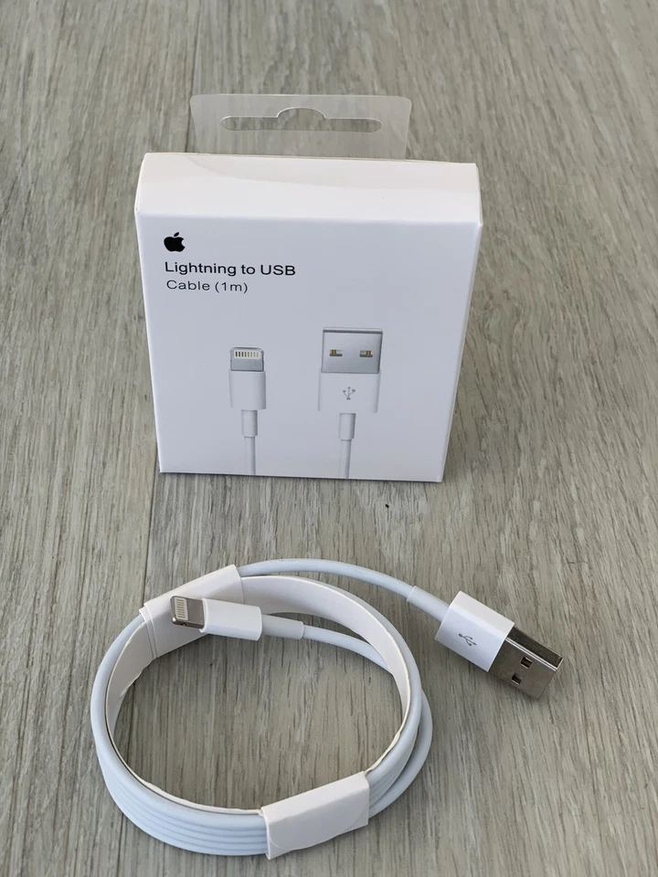 Apple iPhone Charger Cable 1M Charging Lead Lightning To USB Cable 1M Long Fast - Image 3 of 3