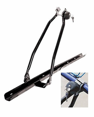 UPRIGHT BICYCLE BIKE RACK STAND LOCKING 