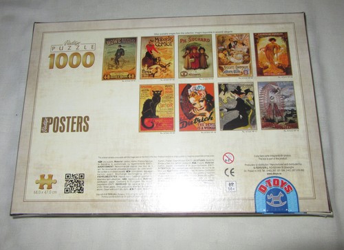 D-TOYS 'VINTAGE POSTERS - GALERIE DES MACHINES' PUZZLE - NEVER OPENED - Picture 2 of 3