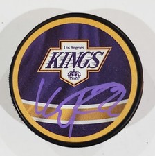 KEVIN FIALA SIGNED LOS ANGELES KINGS REVERSE RETRO NHL HOCKEY PUCK + LOA