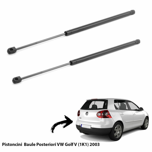 2 Gasfedern Kolben Portelone GepäCk VW Golf V (1K1) 2003-image