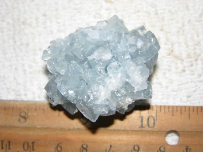Celestite crystals specimen all natural Madagascar 2 inch C35
