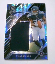 2023 Panini Spectra Monumental Memorabilia Hyper 04/60 Tyjae Spears RC #MME-TYS