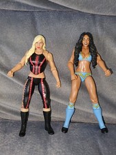 WWE 2017 Alicia Fox & Dana Brooke Mattel Collectible Figurines W/moving joints