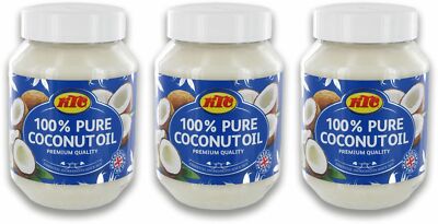 [ 3x 500ml ] KTC 100% Kokosöl / Cocosöl / Kokosnussöl / Coconut Oil