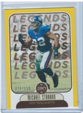 2021 Panini Legacy 139 Yellow  Michael Strahan New York Giants  SN150