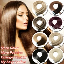 Seamless Tape In Pu Skin Weft Ombre Natural Remy Human Hair Extensions 30-70g