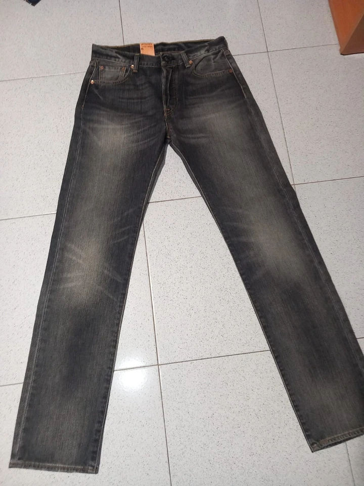 ✅Pantalones Vintage Levis 501 Negros Talla 40/W30-Nuevo con etiqueta - Imagen 2 de 4