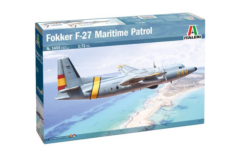Italeri 1455 Fokker F-27 Maritime Patrol Aircraft 1:72 Plastic Model Kit
