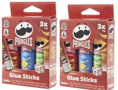 Pringles 6 x 21g Klebesticks Stickpackung Pritt Kinder Kids Basteln Spaß Helix 3