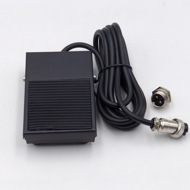 Metal Foot Pedal Foot Switch 1.8 Meters Cable 2 Pins connector Spot