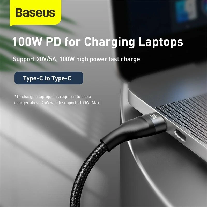 Baseus 100W 5in1 USB C Kabel Schnell Handy Ladekabel Für iPhone 15 Samsung S21 - Bild 4 von 4