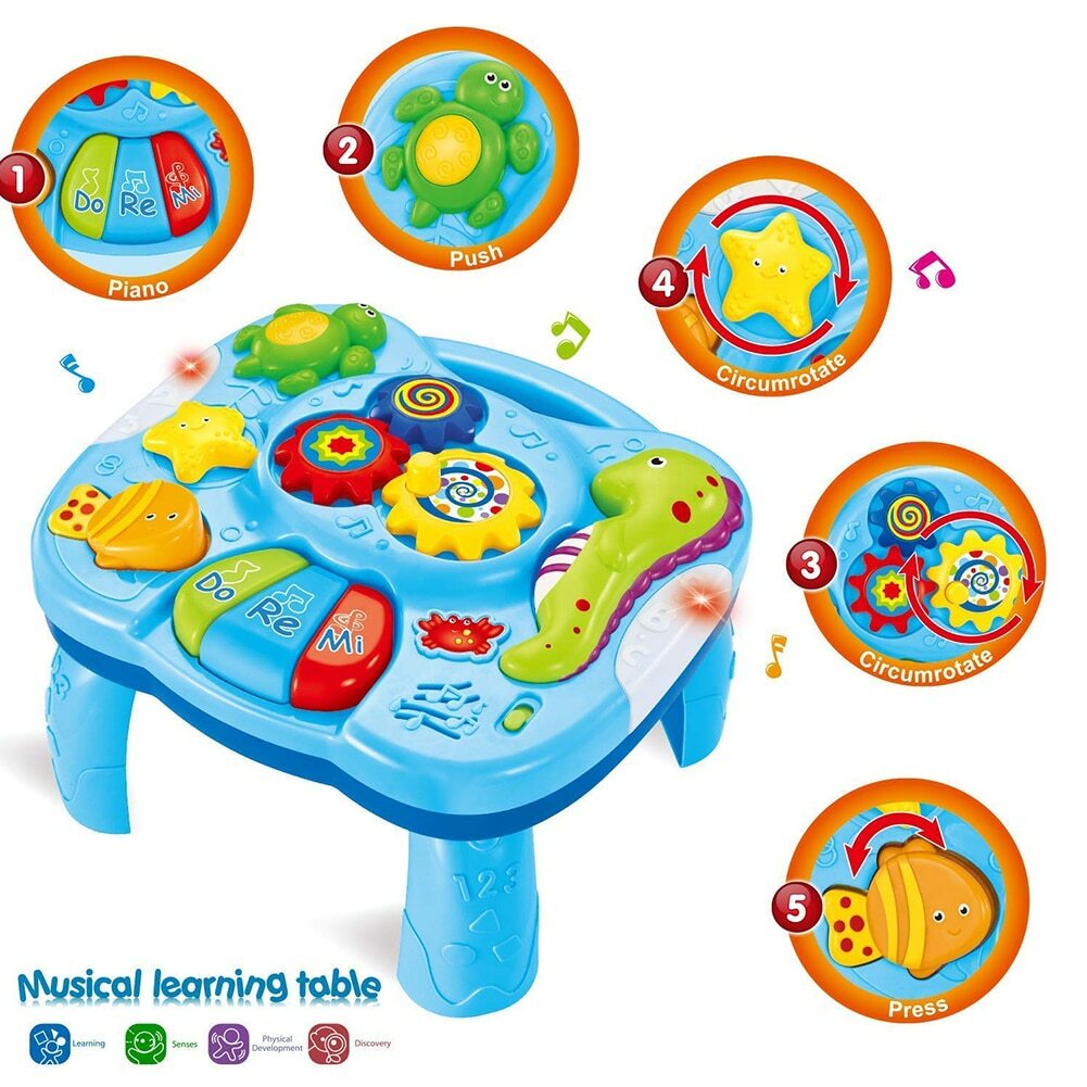 elc lights and sounds activity table