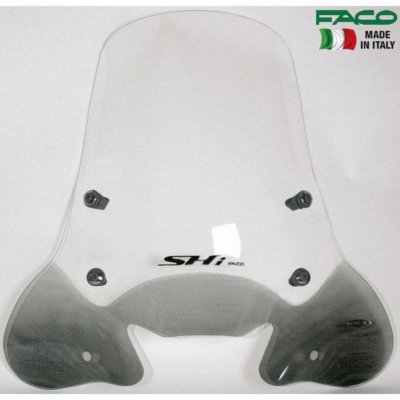 Paravento Hoch FACO + Kit Halterungen Für Honda SH 125-150 ie 2005-2008