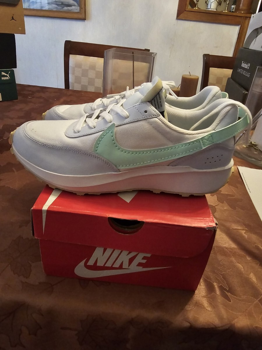 Nike Waffle Debut Men\'s size 10 Casual Shoes Sneaker White/Mint s-l1200.jpg main image 4