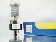 1x Standard Beand 6L6GC / GB  Grey Plate Foil NOS-NEW testet tube Röhre