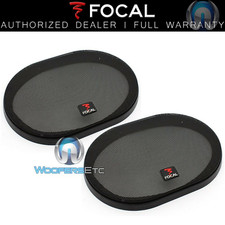 (2) FOCAL 6" X 9" SPEAKER COAXIAL COMPONENT PROTECTIVE GRILLS COVERS ONLY PAIR