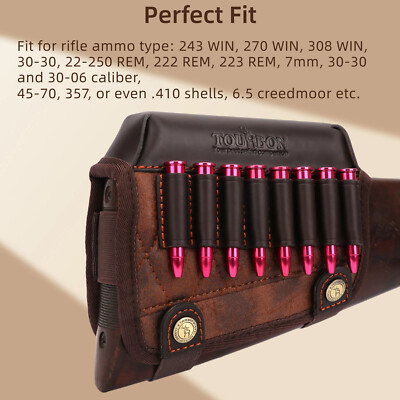 TOURBON Rifle Hinterschaft Wangen Riser Rest 308win Gewehr Munitionshalter