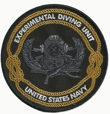 EXPERMENTAL DIVING UNIT EMBROIDERED PATCH -                             MIL1664
